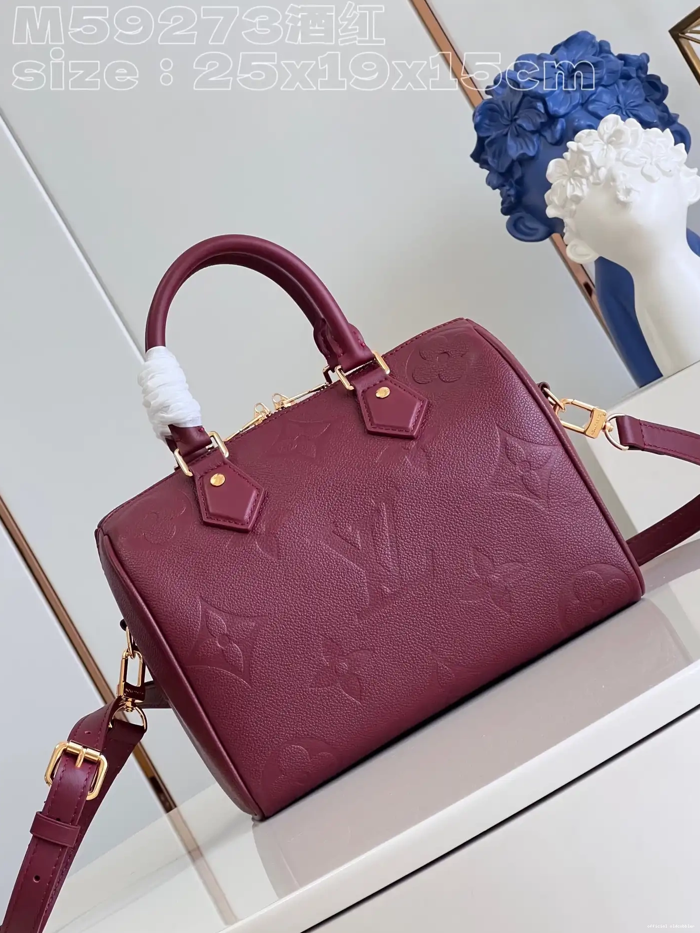 Official oldcobbler SPEEDY VUITTON LOUIS 25 BANDOULIÈRE 0530